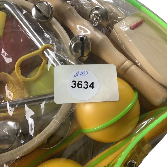 Kids Musical Instrument Set Percussion Drum Maracas Bells Wood Toys - Picture 16 of 16